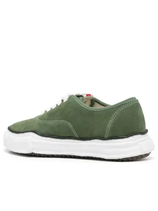 Кроссовки baker og sole suede low Maison Mihara Yasuhiro — изображение 2 из 2, зеленый