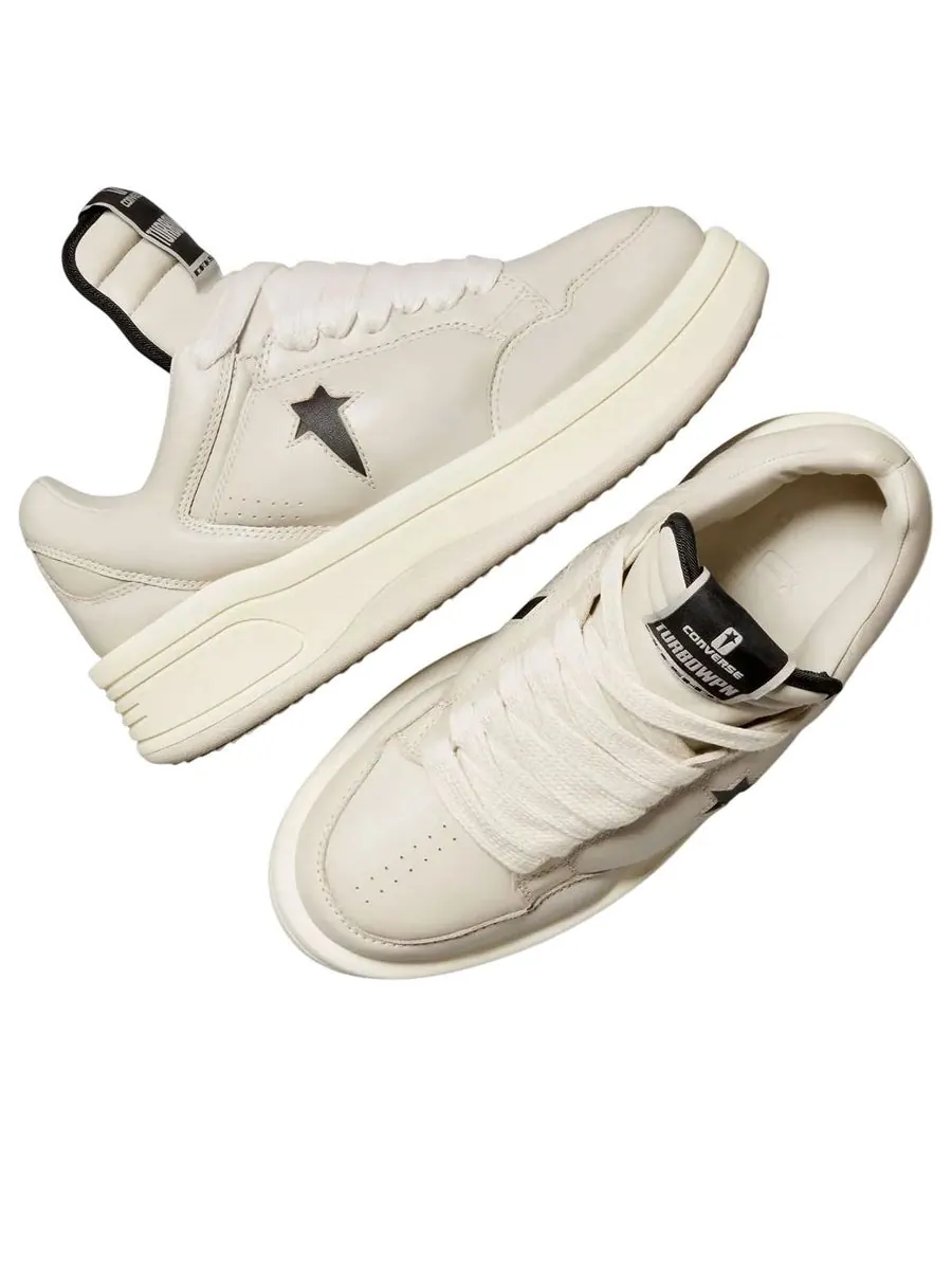 Кроссовки Converse x Rick Owens DRKSHDW TURBOWPN Low 'Pelican' — изображение 3 из 3, бежевый