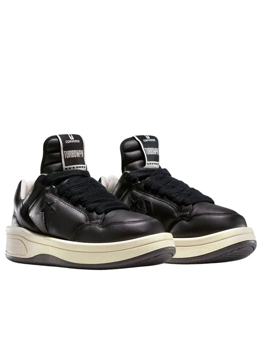 Кроссовки Converse x Rick Owens DRKSHDW TURBOWPN Low 'Black Cloud Cream' — изображение 2 из 3, черный