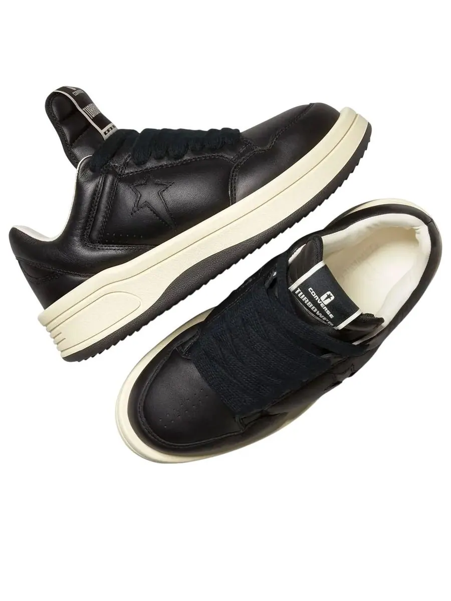 Кроссовки Converse x Rick Owens DRKSHDW TURBOWPN Low 'Black Cloud Cream' — изображение 3 из 3, черный