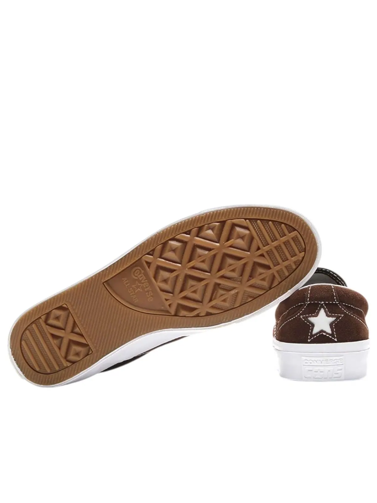 Кроссовки Converse One Star CC Pro Slip Cons Low 'Totally Fudged' — изображение 5 из 5, коричневый