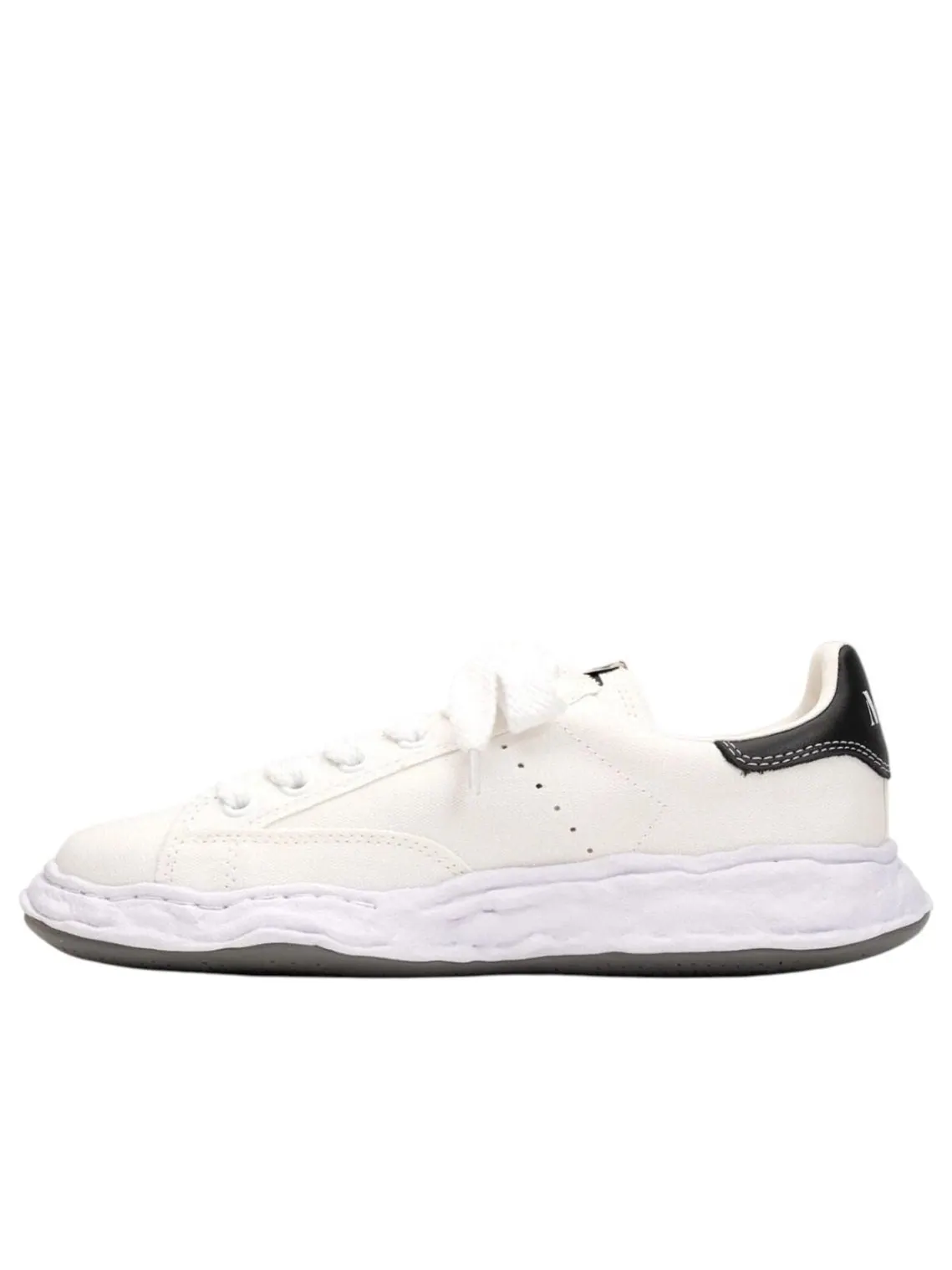 Maison Mihara Yasuhiro Charles OG Sole Canvas Low 'White' — изображение 6 из 6, белый