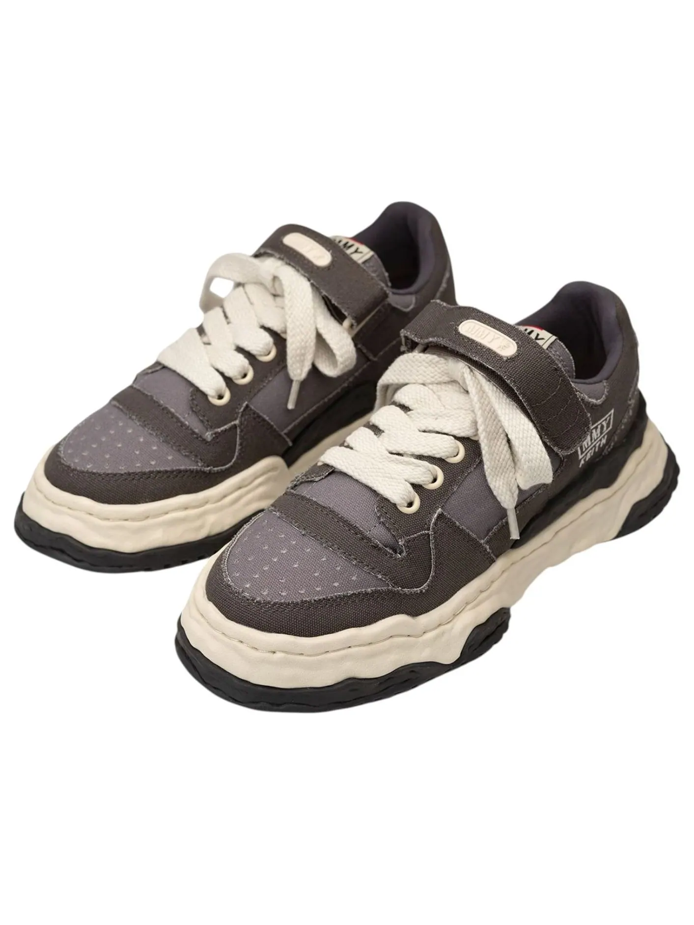 Кроссовки Maison Mihara Yasuhiro Keith OG Low-top 'Gray' — изображение 2 из 5, серый