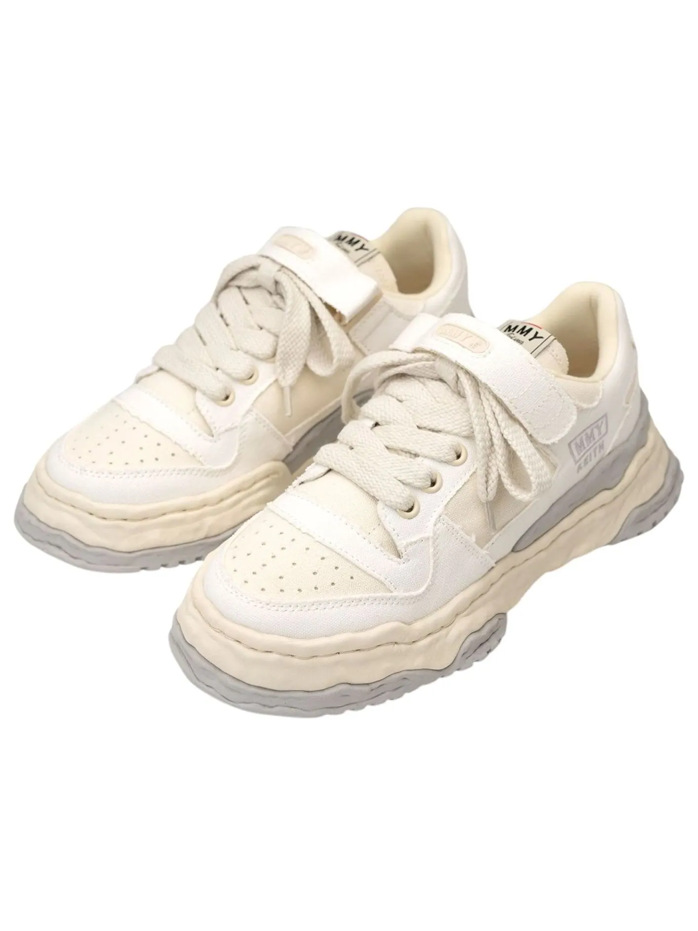 Кроссовки Maison Mihara Yasuhiro Keith OG Low-top 'White' — изображение 2 из 5, белый