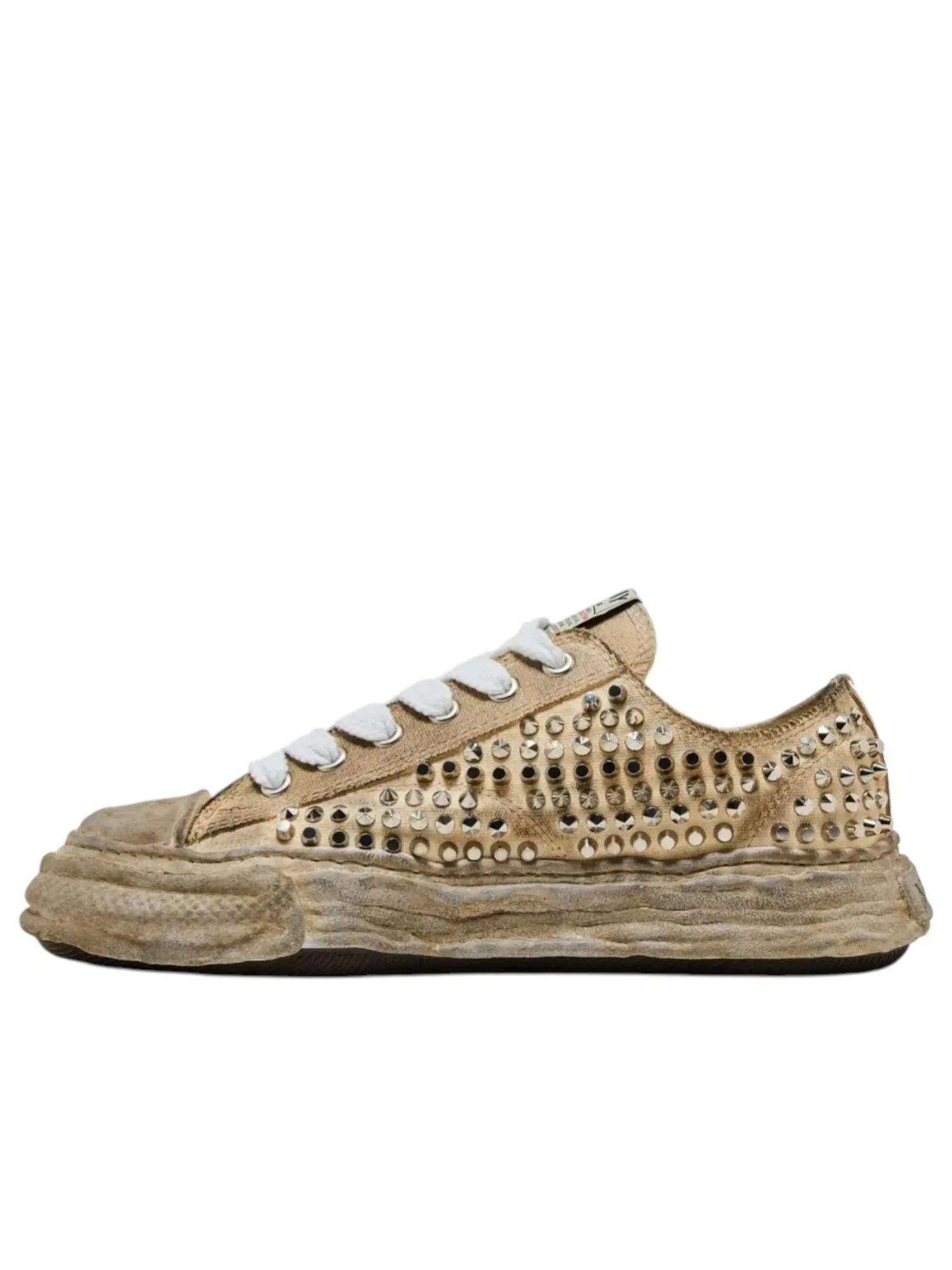 Maison Mihara Yasuhiro Peterson 23 OG Sole Studded Canvas Low 'White' — изображение 1 из 5, белый