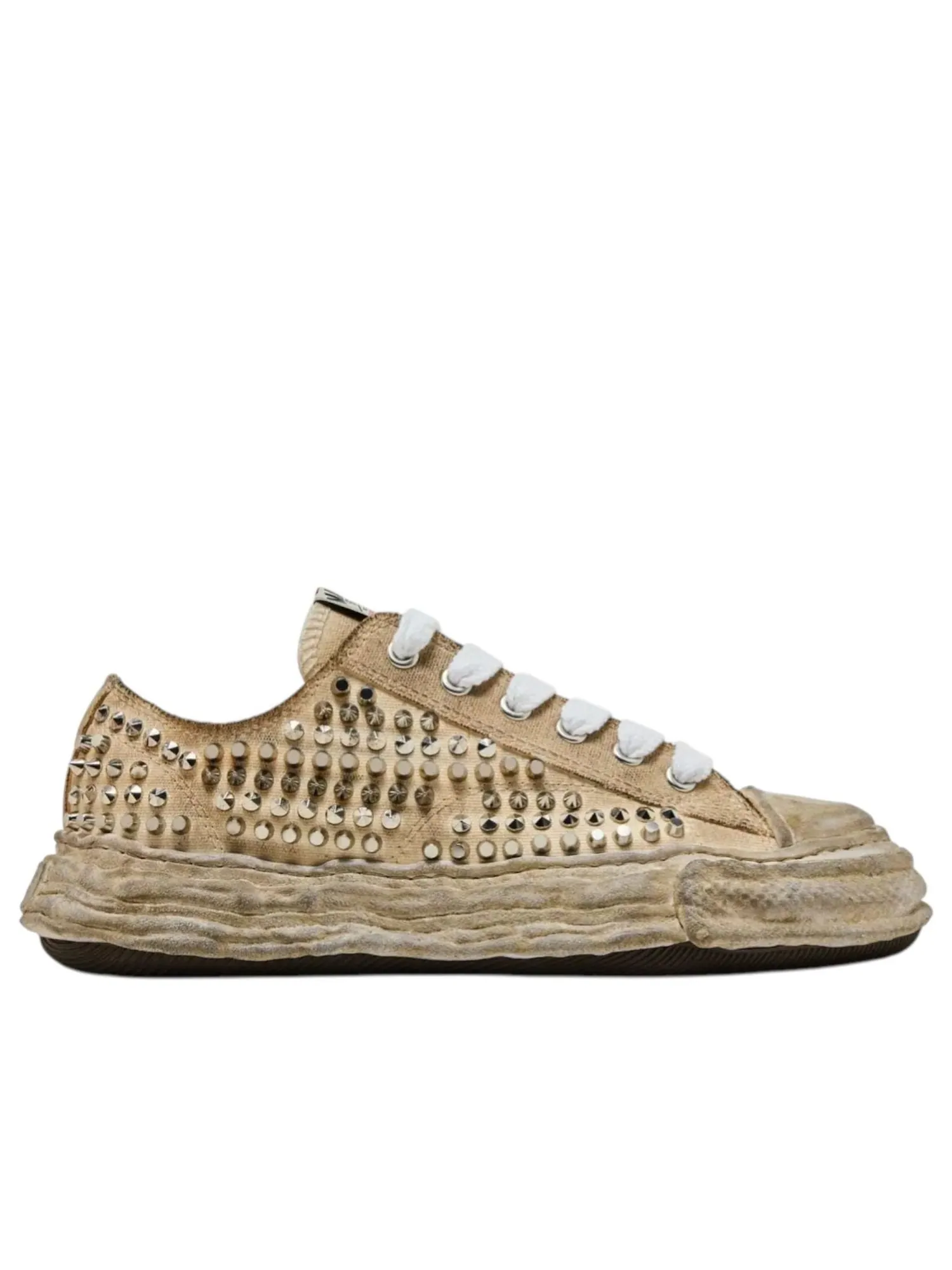 Maison Mihara Yasuhiro Peterson 23 OG Sole Studded Canvas Low 'White' — изображение 2 из 5, белый