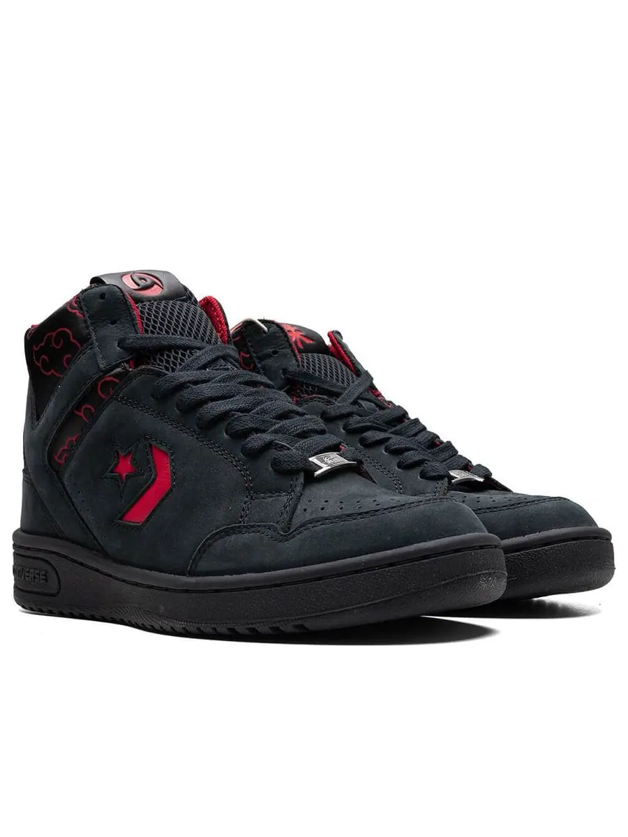 Кроссовки Converse x Naruto Weapon Mid 'Itachi' — изображение 2 из 4, черный