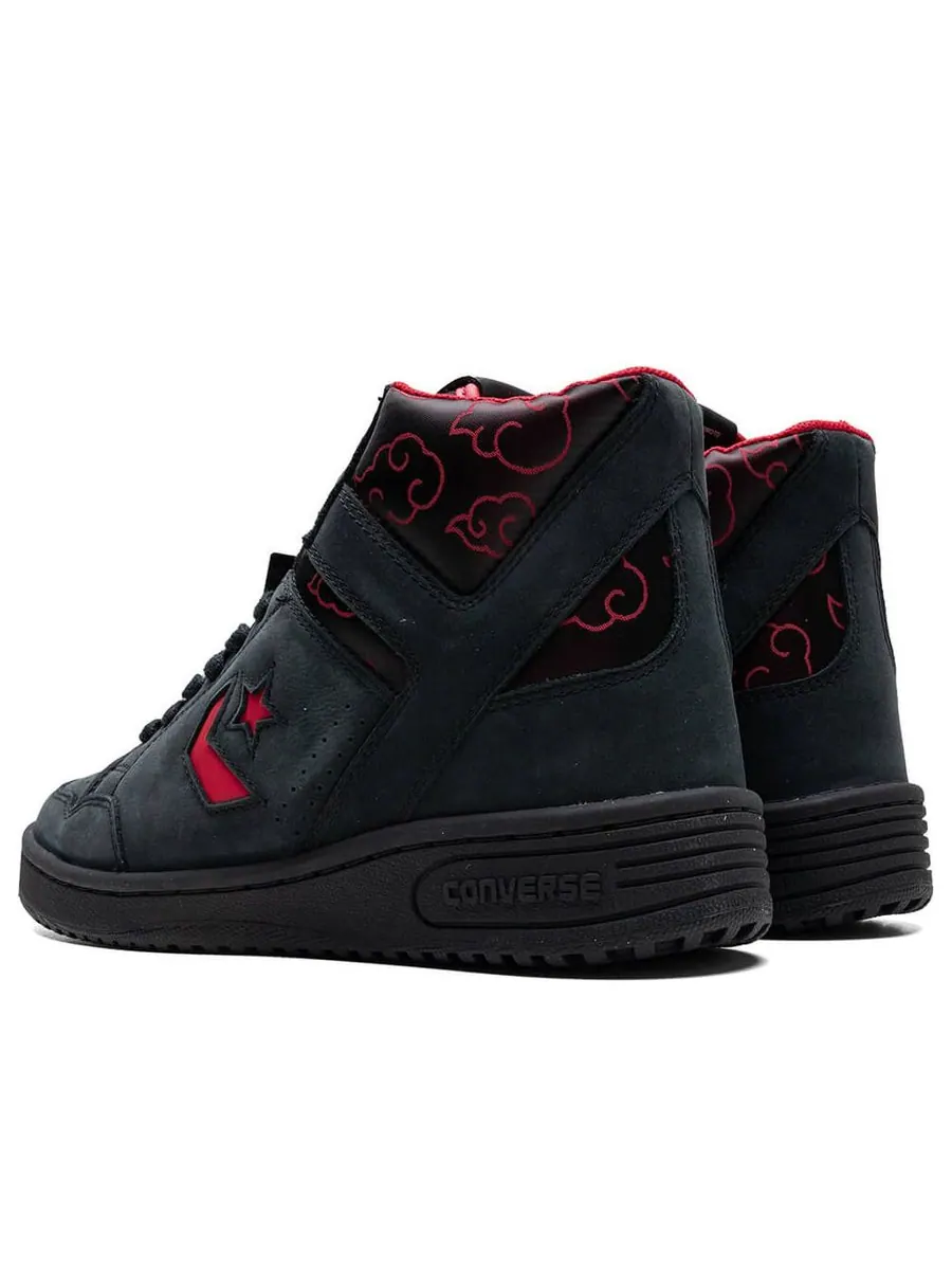 Кроссовки Converse x Naruto Weapon Mid 'Itachi' — изображение 3 из 4, черный