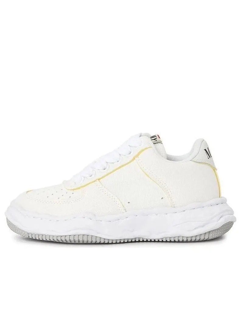 Maison Mihara Yasuhiro Wayne OG Sole Canvas Low 'White Canvas Sponge' — изображение 1 из 5, белый/белый
