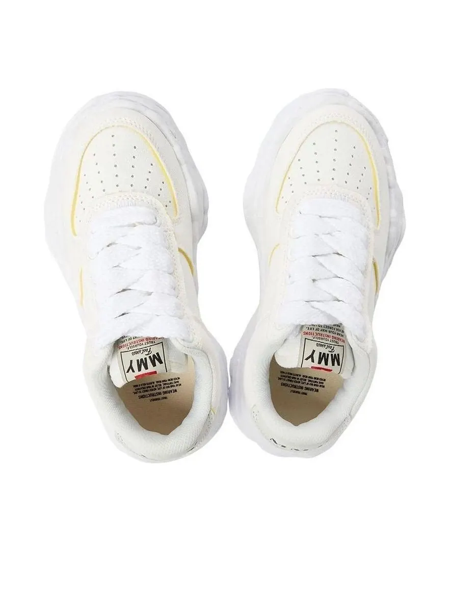 Maison Mihara Yasuhiro Wayne OG Sole Canvas Low 'White Canvas Sponge' — изображение 3 из 5, белый/белый