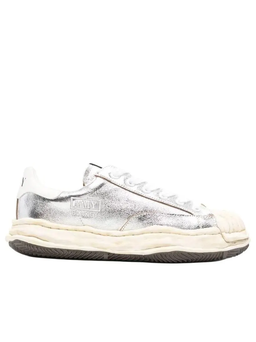 Кроссовки Maison MIHARA YASUHIRO Blakey 'Silver' — изображение 2 из 5, серебряный