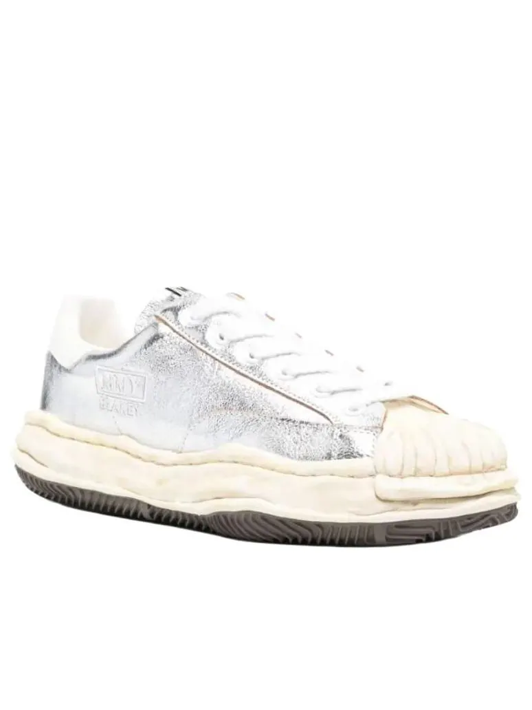Кроссовки Maison MIHARA YASUHIRO Blakey 'Silver' — изображение 3 из 5, серебряный