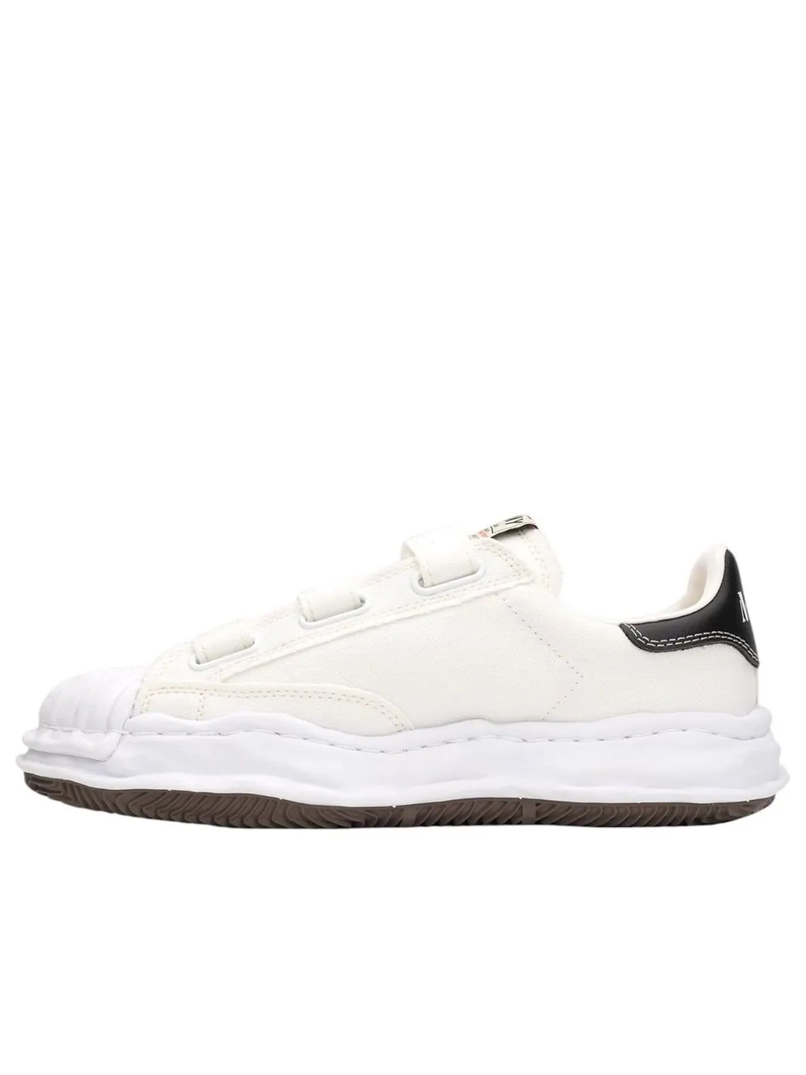 Maison Mihara Yasuhiro Blakey OG Sole Canvas Low Velcro 'White' — изображение 1 из 6, белый
