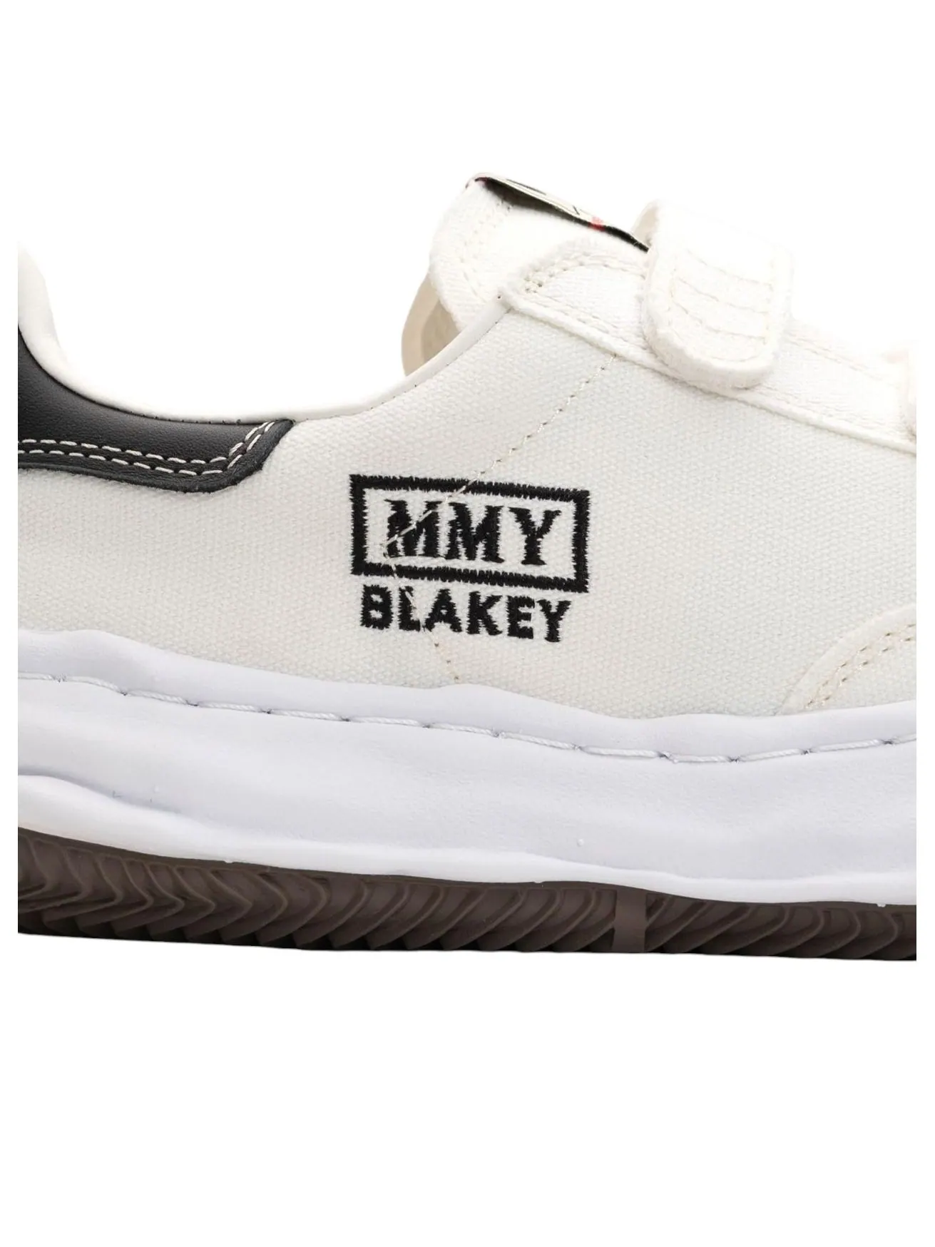 Maison Mihara Yasuhiro Blakey OG Sole Canvas Low Velcro 'White' — изображение 6 из 6, белый