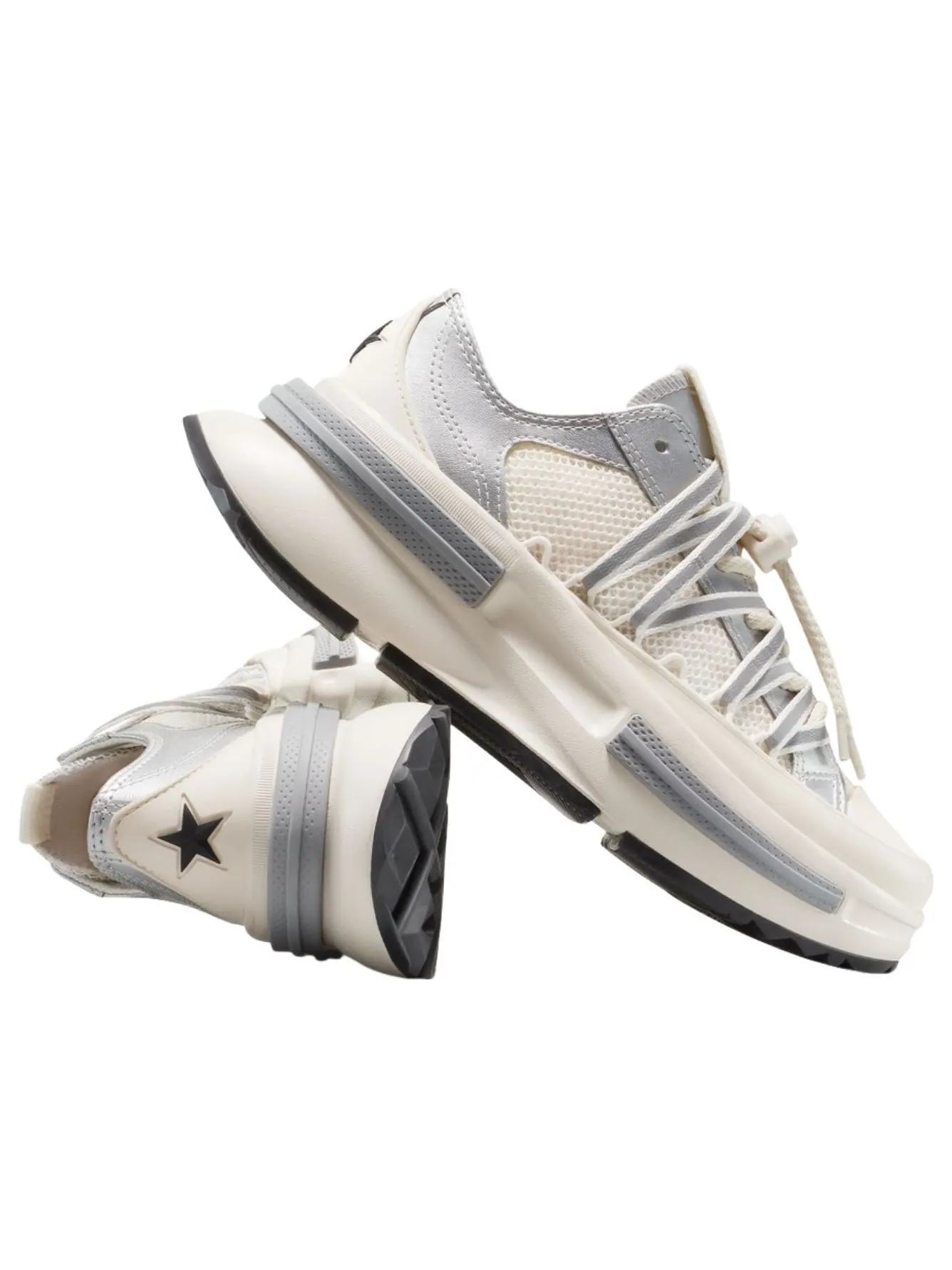 Converse Run Star Legacy CX Ox 'Dull Silver Egret' — изображение 3 из 6, серебристый//черный