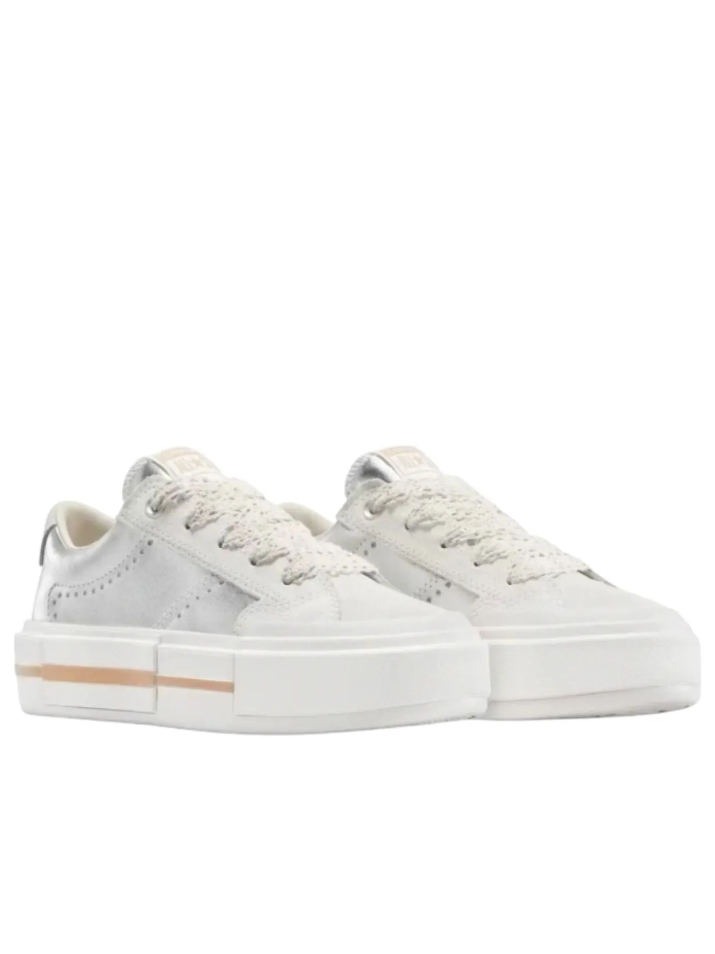 Кроссовки Converse Cruise Low 'Metallic' — изображение 2 из 5, серебряный