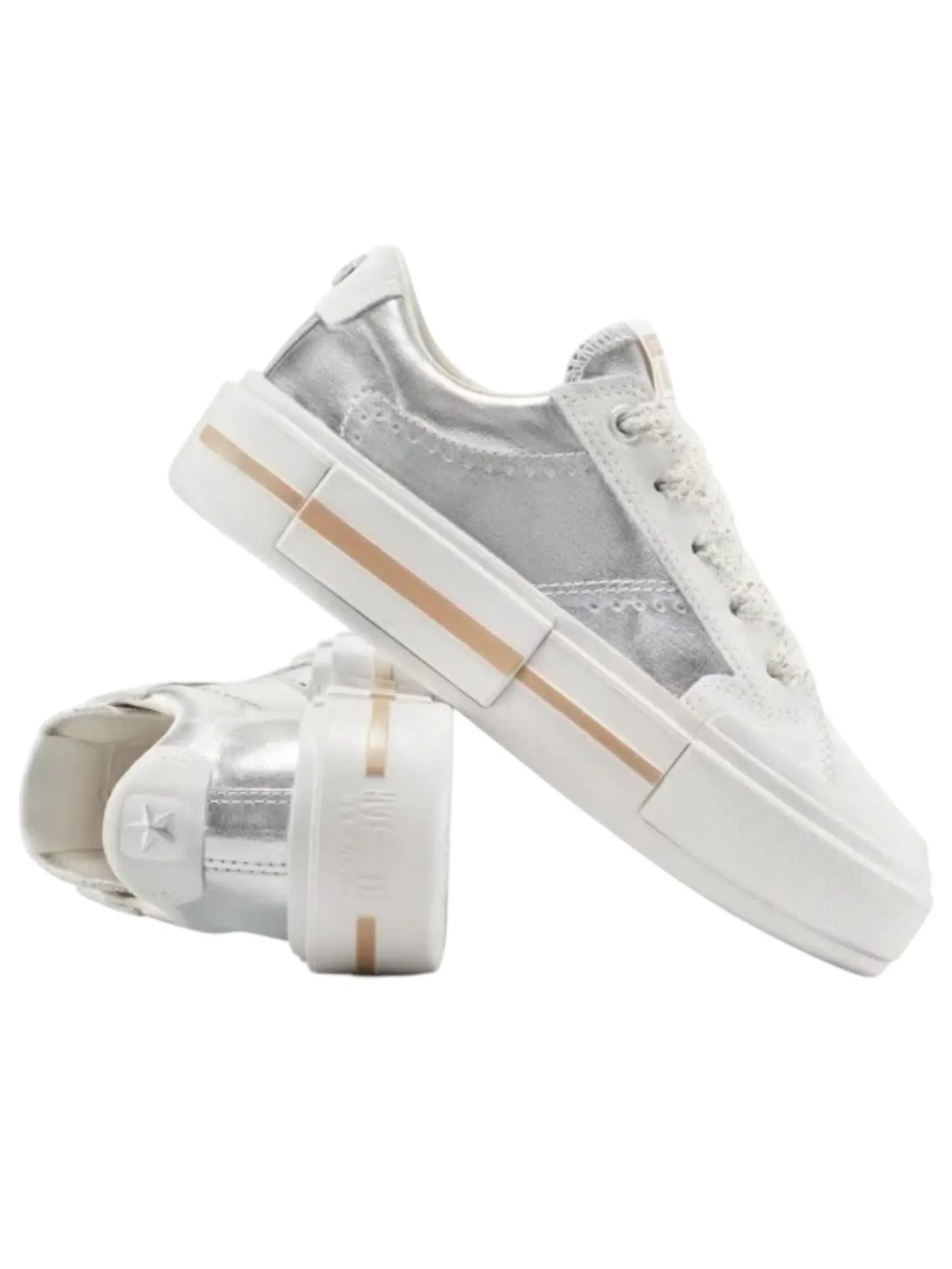 Кроссовки Converse Cruise Low 'Metallic' — изображение 4 из 5, серебряный