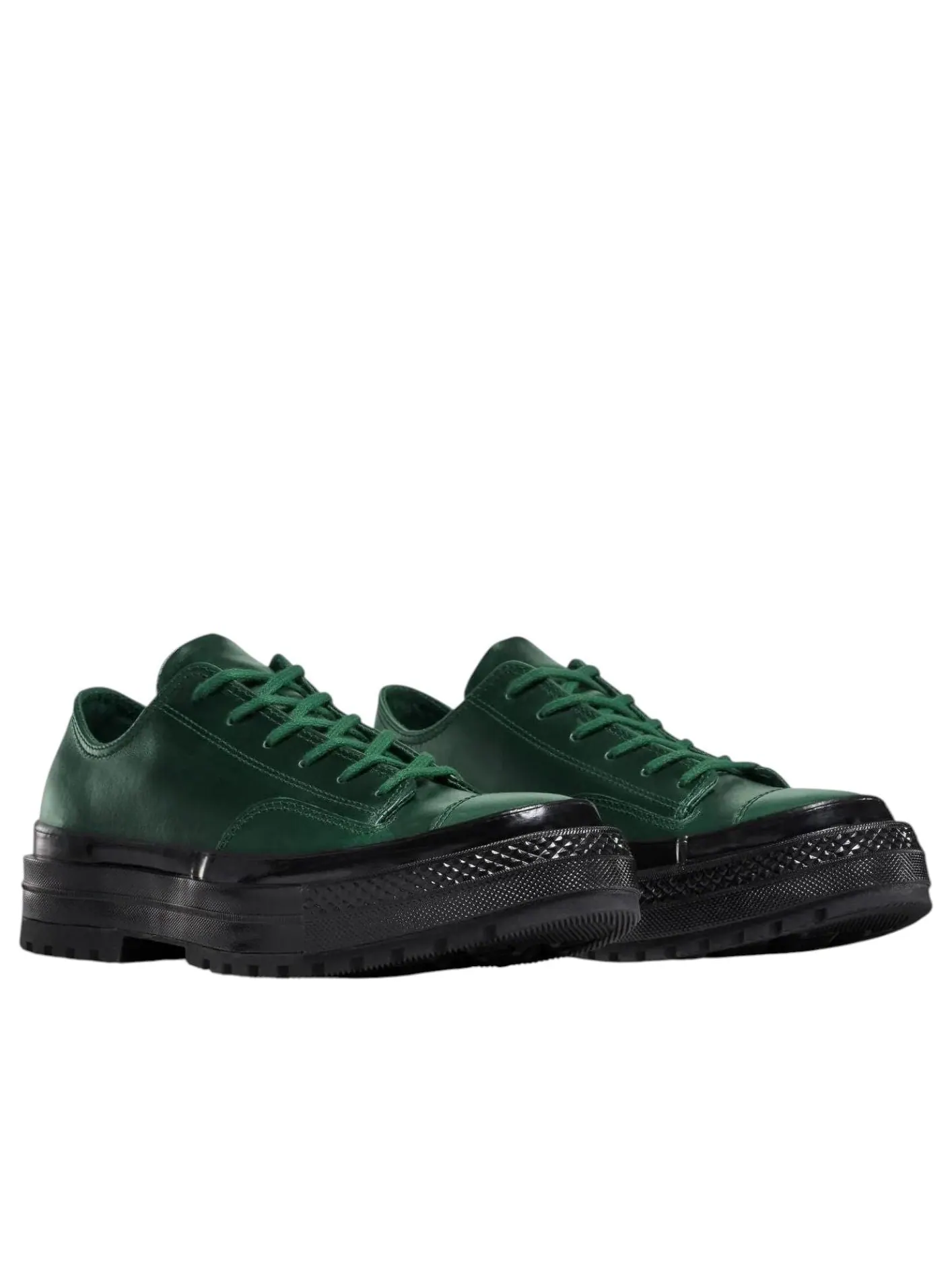 Топ (WMNS) Converse Chuck 70 National Leather Low Top 'Branch Out' — изображение 2 из 5, зеленый