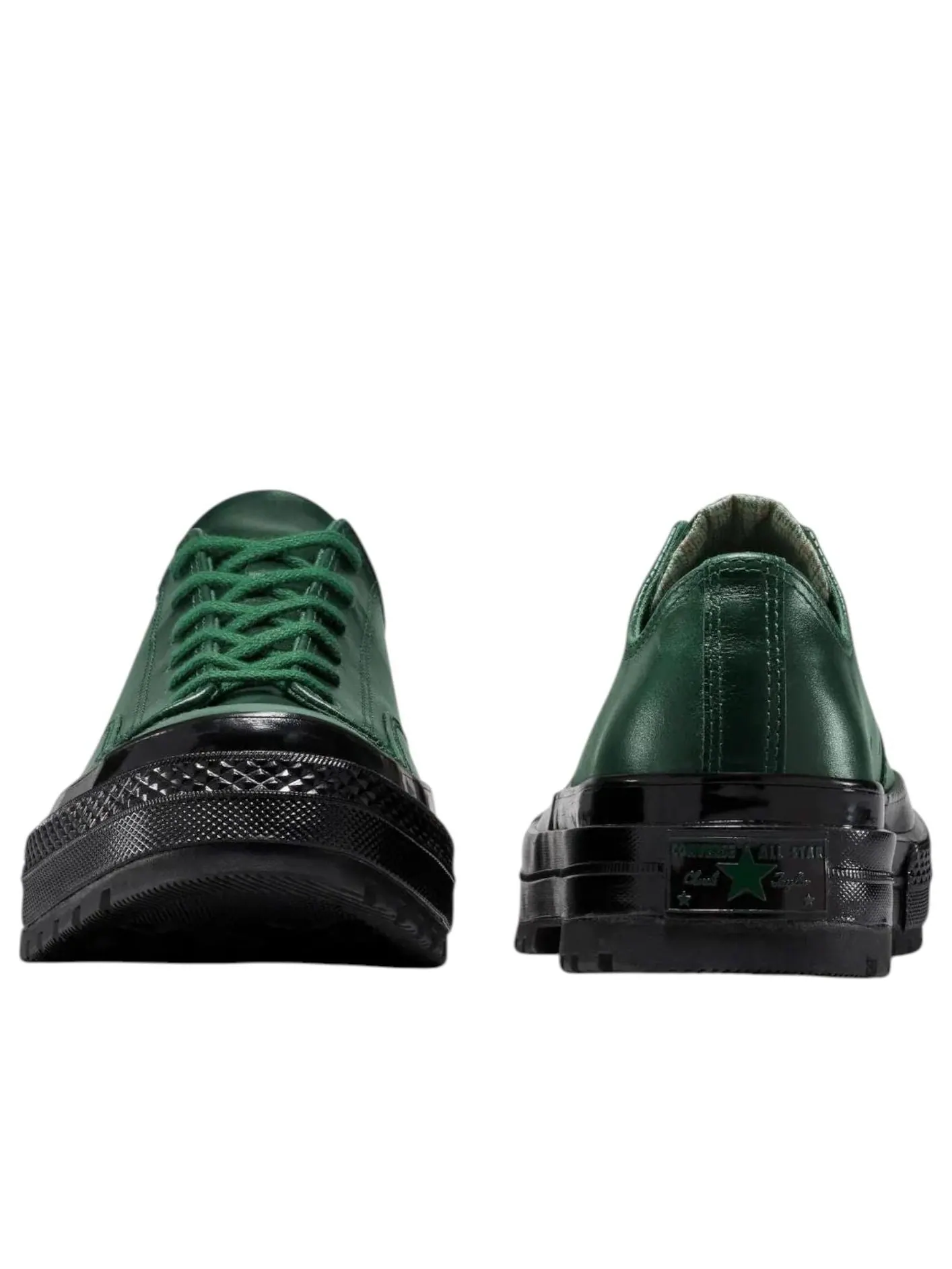 Топ (WMNS) Converse Chuck 70 National Leather Low Top 'Branch Out' — изображение 3 из 5, зеленый
