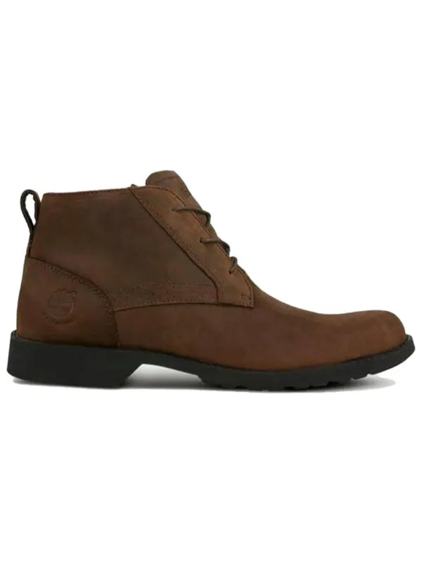 Кроссовки fitchburg waterproof chukka boots 'dark brown nubuck' Timberland — изображение 2 из 4, коричневый/черный