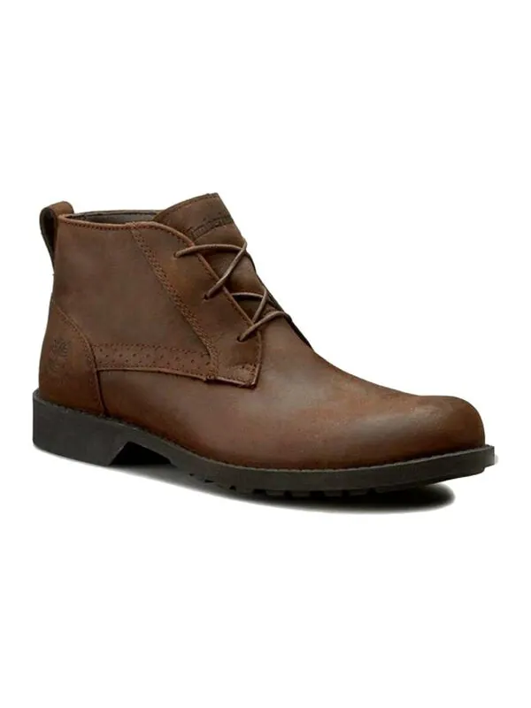 Кроссовки fitchburg waterproof chukka boots 'dark brown nubuck' Timberland — изображение 3 из 4, коричневый/черный