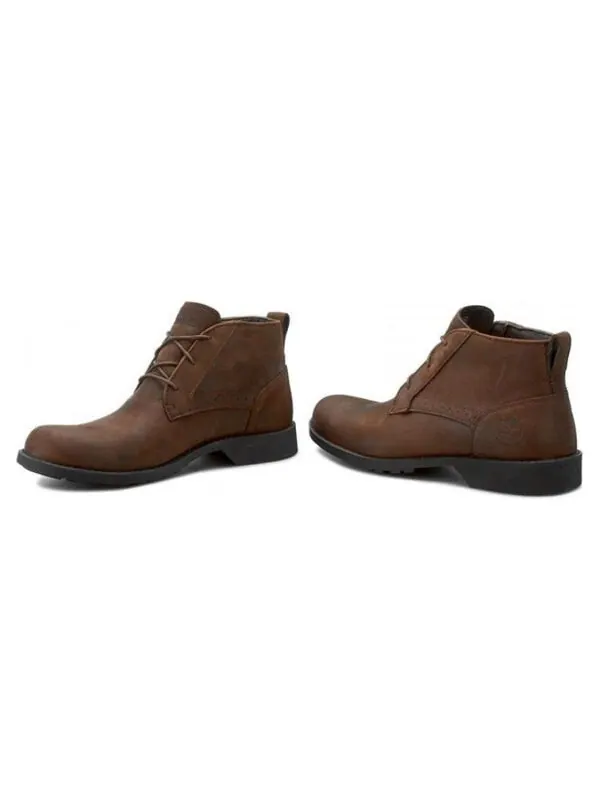 Кроссовки fitchburg waterproof chukka boots 'dark brown nubuck' Timberland — изображение 4 из 4, коричневый/черный