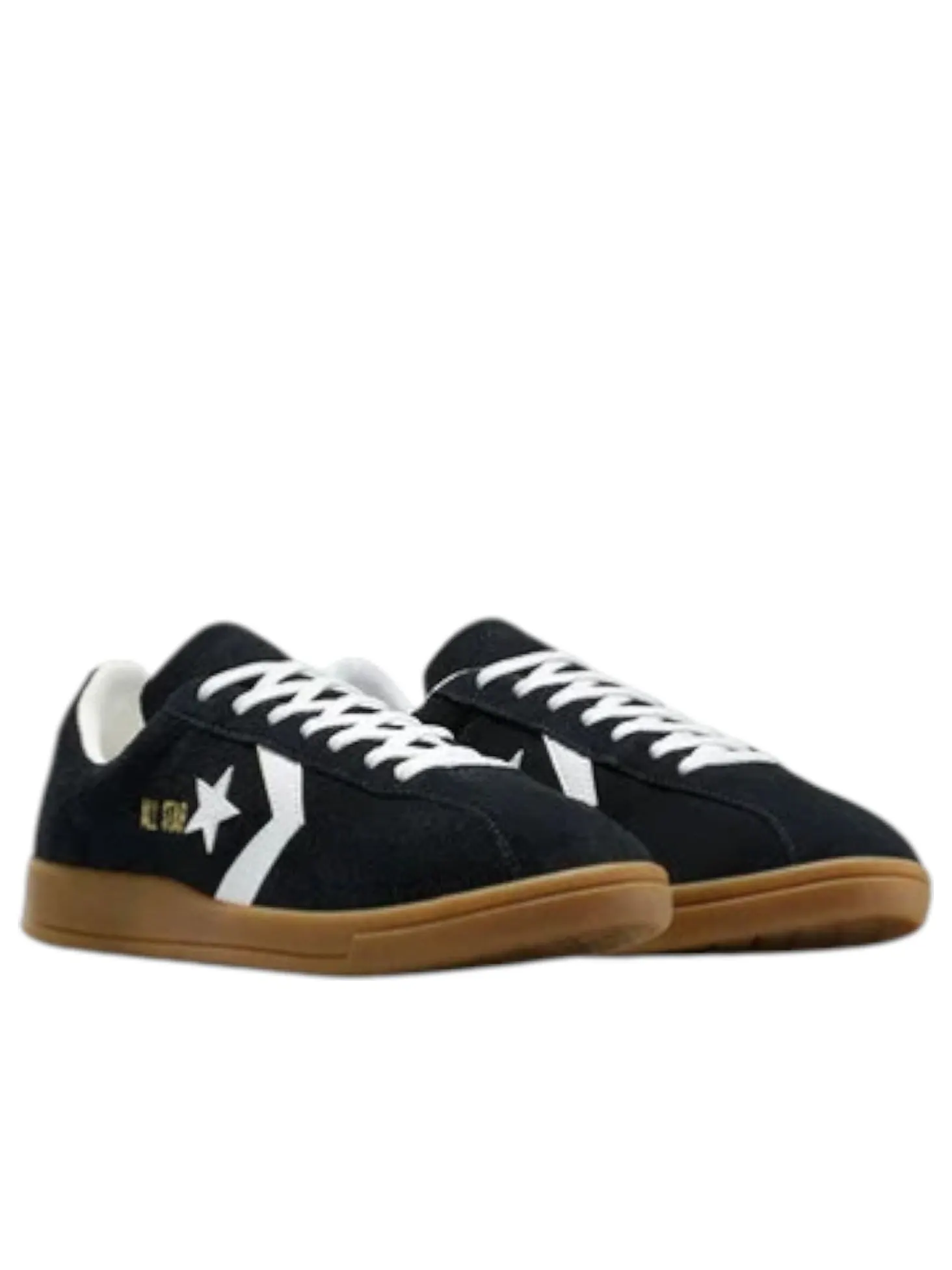 Кроссовки Converse All Star Classic Trainer Suede 'Black' — изображение 2 из 5, черный/белый
