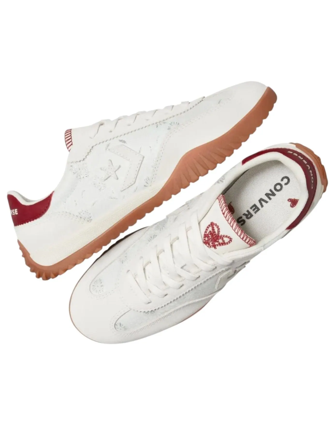(WMNS) Кроссовки Converse Run Star Trainer 'White Red' — изображение 3 из 5, белый/красный