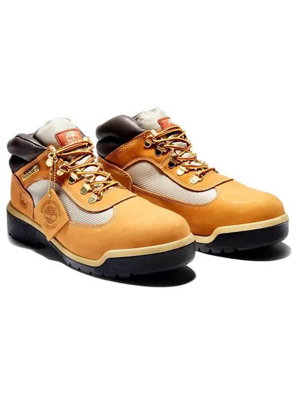 Кроссовки waterproof field boots 'yellow' Timberland — изображение 3 из 4, желтый/белый/черный