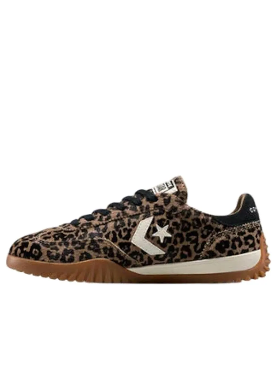 Кроссовки Converse Run Star Trainer 'Leopard Print Pony Hair' — изображение 1 из 5, песочный/черный