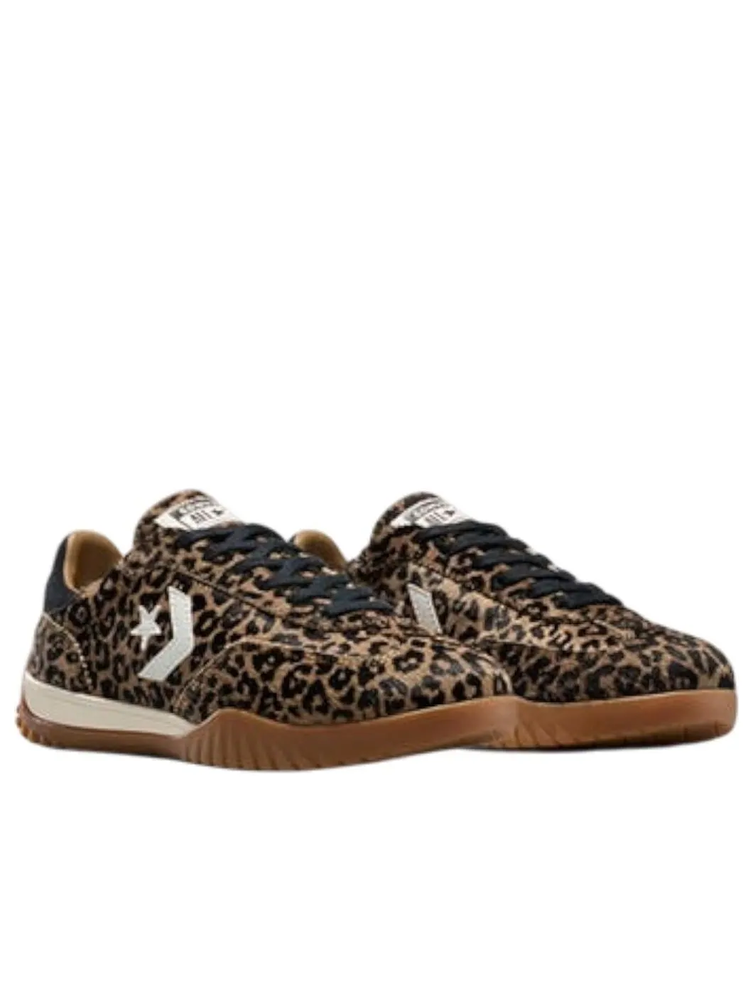Кроссовки Converse Run Star Trainer 'Leopard Print Pony Hair' — изображение 3 из 5, песочный/черный