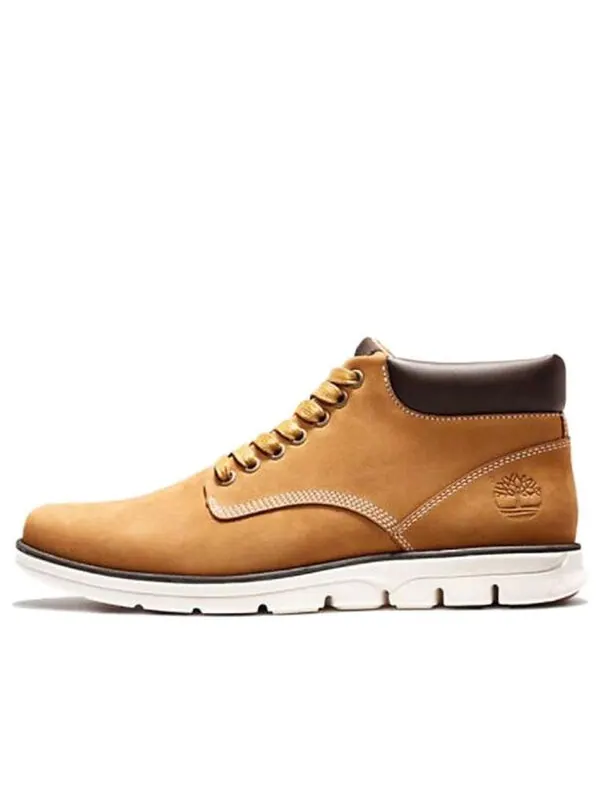 Кроссовки bradstreet leather chukka boot 'wheat' Timberland — изображение 1 из 4, желтый/черный/белый