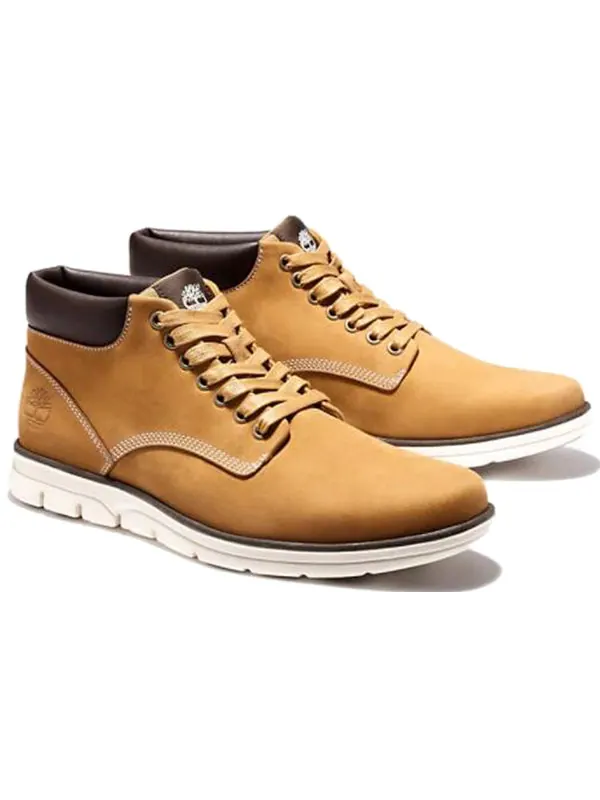 Кроссовки bradstreet leather chukka boot 'wheat' Timberland — изображение 2 из 4, желтый/черный/белый