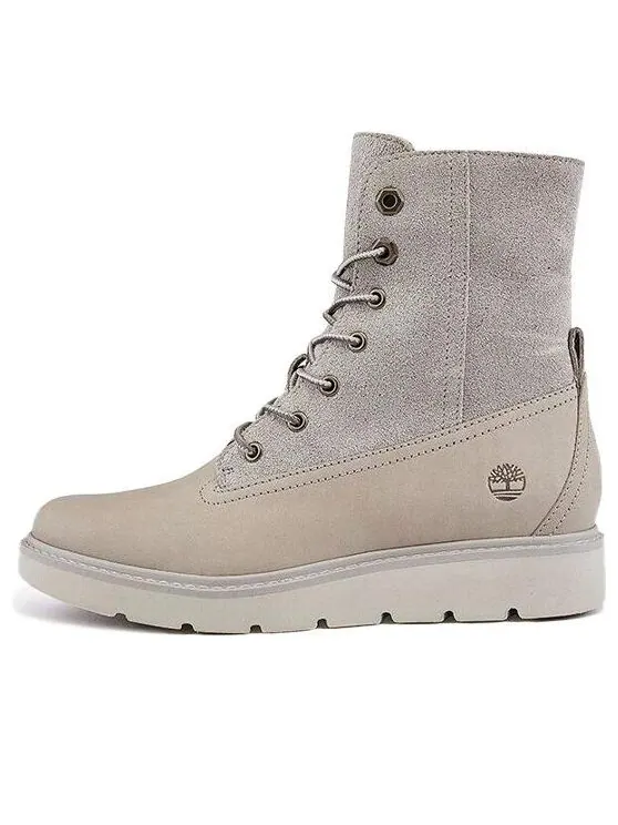 Кроссовки auth teddy fleece wide-fit 'winter white nubuck' Timberland — изображение 1 из 4, белый/бежевый