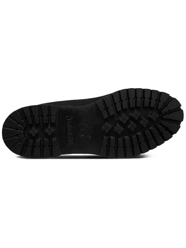 Кроссовки 6-inch premium logo wide-fit boots 'black nubuck' Timberland — изображение 4 из 4, черный/белый
