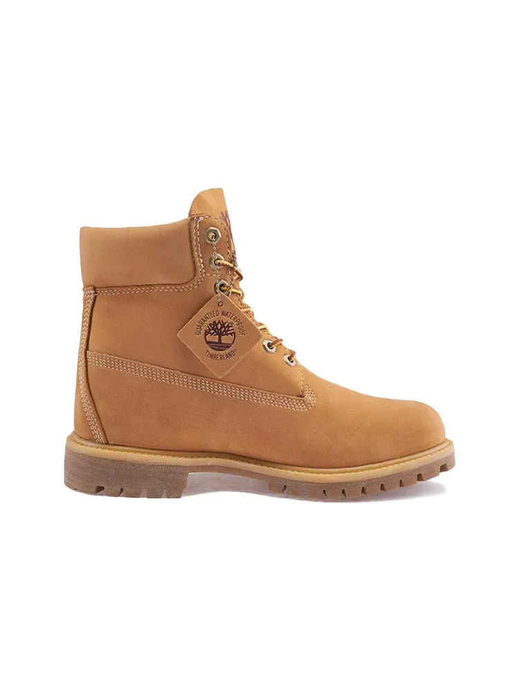 Ботинки Timberland Premium водонепроницаемые из нубука — изображение 2 из 4, желтый