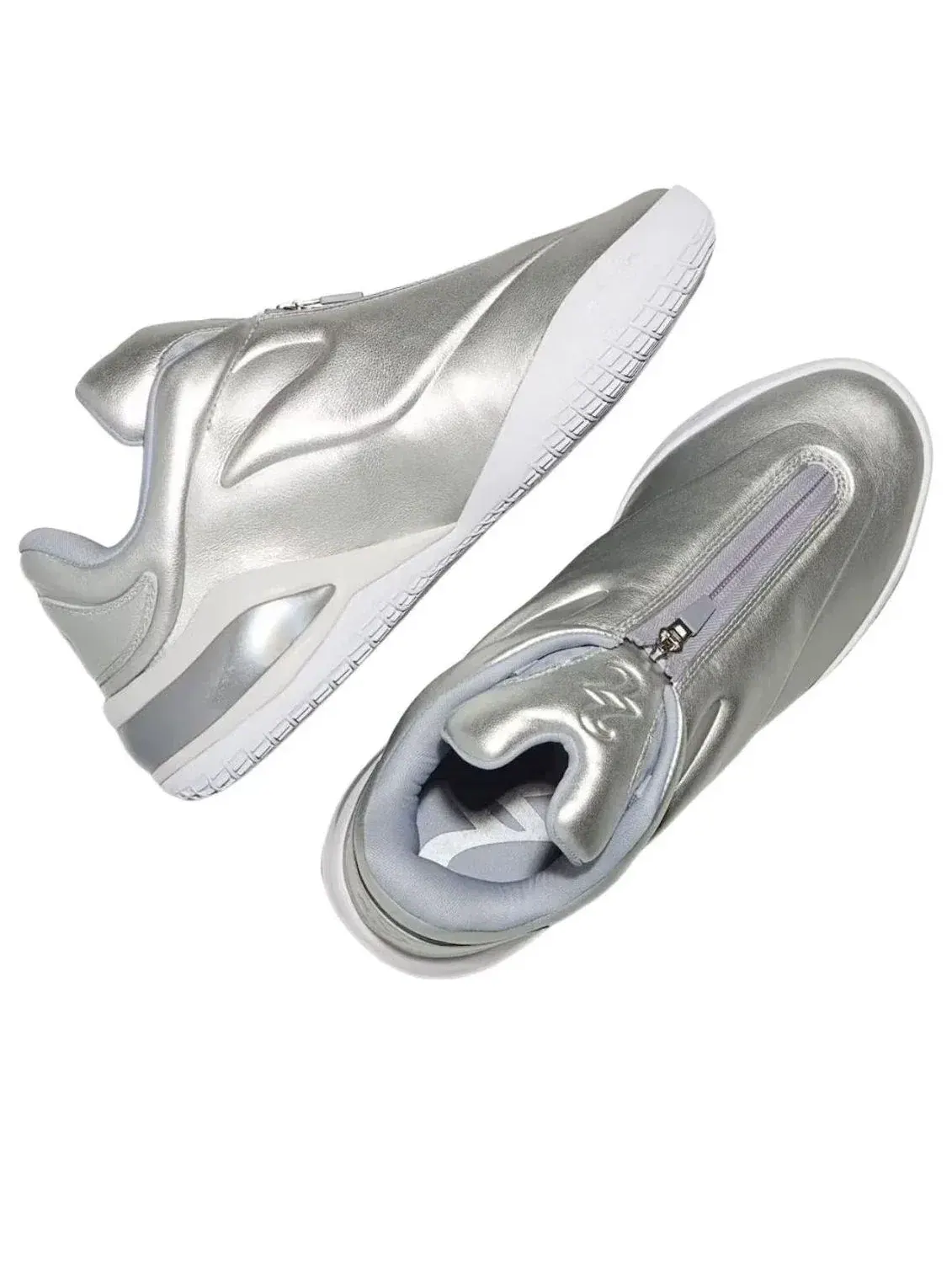 Кеды Converse SHAI 001 Premium 'Steel' A23977C — изображение 3 из 4, серебряный