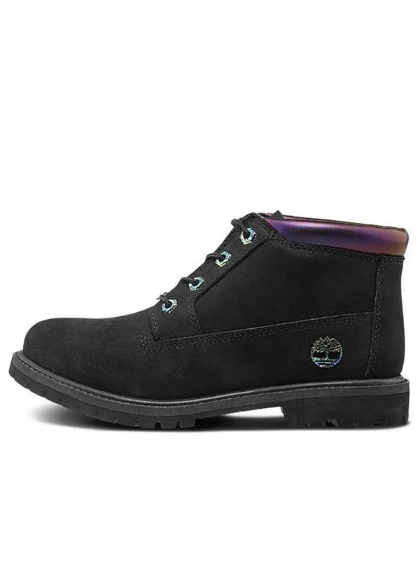 Кроссовки nellie 6-inch iridescent waterproof chukka boots 'black nubuck' Timberland — изображение 1 из 4, черный