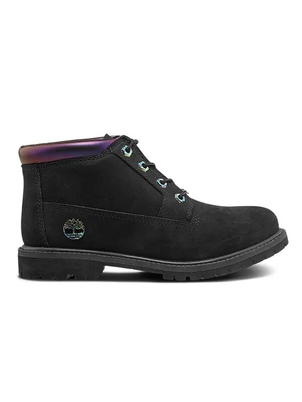 Кроссовки nellie 6-inch iridescent waterproof chukka boots 'black nubuck' Timberland — изображение 2 из 4, черный