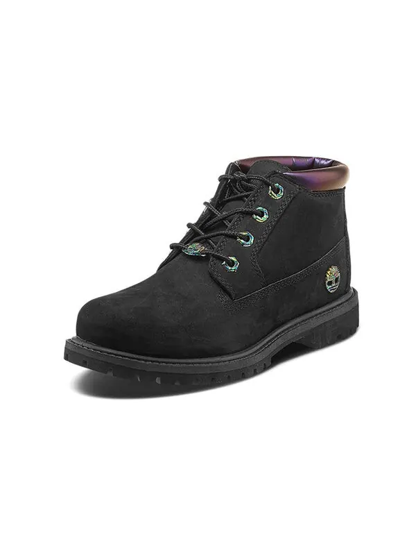 Кроссовки nellie 6-inch iridescent waterproof chukka boots 'black nubuck' Timberland — изображение 3 из 4, черный