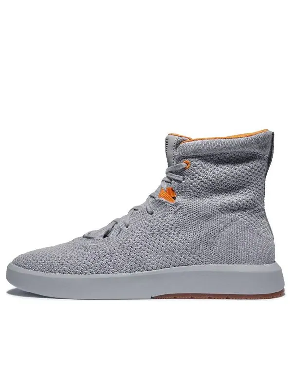 Кроссовки truecloud ek+ knit chukka shoes 'grey orange' Timberland — изображение 1 из 4, серый/оранжевый