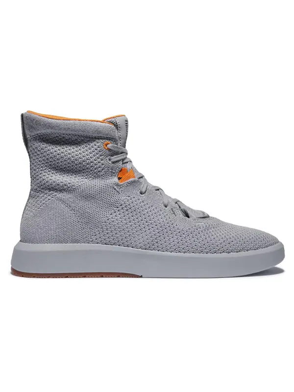 Кроссовки truecloud ek+ knit chukka shoes 'grey orange' Timberland — изображение 2 из 4, серый/оранжевый