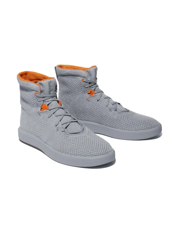 Кроссовки truecloud ek+ knit chukka shoes 'grey orange' Timberland — изображение 3 из 4, серый/оранжевый