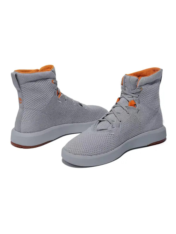 Кроссовки truecloud ek+ knit chukka shoes 'grey orange' Timberland — изображение 4 из 4, серый/оранжевый