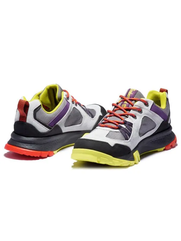 Кроссовки garrison trail waterproof low hikers 'gray black yellow' Timberland — изображение 3 из 4, серый/черный/желтый