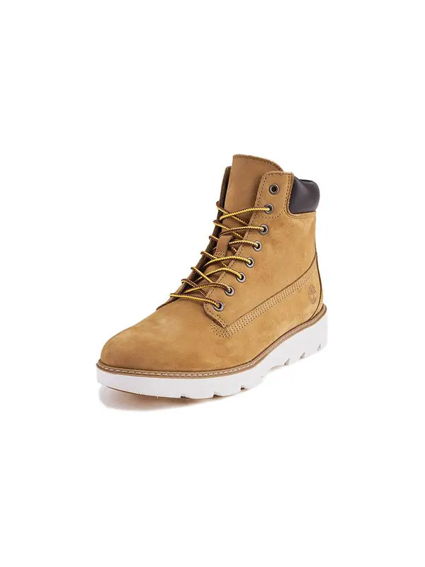 Кроссовки keeley field 6 inch wide-fit boot 'wheat nubuck' Timberland — изображение 3 из 4, желтый/коричневый/белый