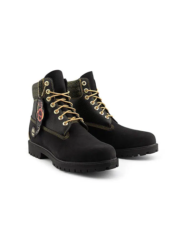 Кроссовки lunar new year 6 inch lace up boots 'black nubuck' Timberland — изображение 4 из 4