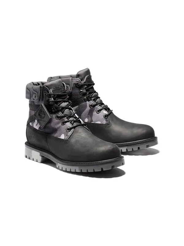 Кроссовки heritage ek+ 6 inch waterproof wide-fit boot 'grey camouflage' Timberland — изображение 3 из 4, серый/черный