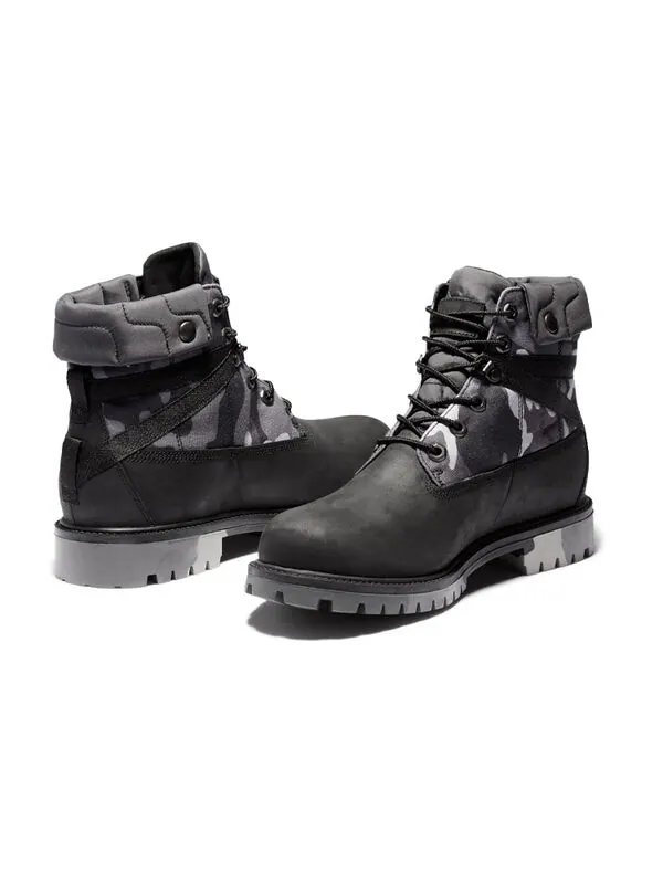 Кроссовки heritage ek+ 6 inch waterproof wide-fit boot 'grey camouflage' Timberland — изображение 4 из 4, серый/черный