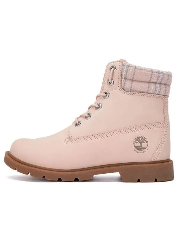 Кроссовки lindon woods 6 inch waterproof boot 'pink nubuck and printed collar' Timberland — изображение 1 из 4